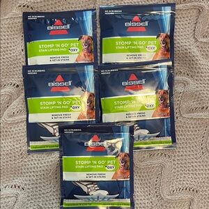 Bissell Stomp 'N Go Pet Stain Lifting Pads - Blue and Green